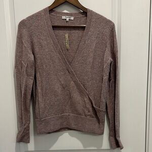 NWT Madewell Women's Mauve V-Neck Sweater